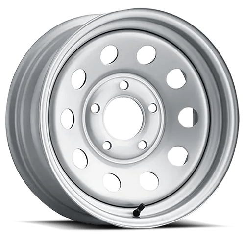 Liquid Metal Mod Trailer - Steel Wheel 15x6 5x127 Silver 0mm | 222-5673S