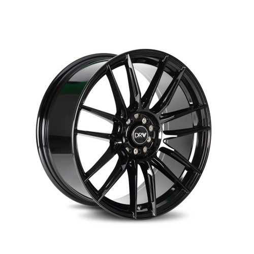 Drw D22 Wheels Rims 18x8 5x105 5x114.3 Gloss Black 38mm | D22-188010H1053873B