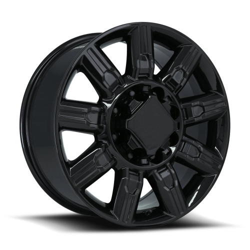 Factory Reproductions Fr 276 - Gmc At4 2500 Replica Wheels Wheels Rims 20x8.5 8x180 Gloss Black 47mm | 276085478002