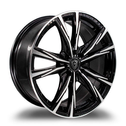 White Diamond Wd2750 Wheels Rims 20x9 5x114.3 Black Machined 35mm | 2750209511435BP