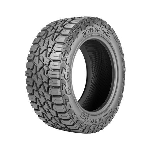 Venom Power Trail Hunter R/T Tire LT285/60R18 122/119Q Black Wall - FREE ROAD HAZARD!