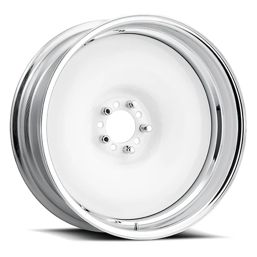 Us Smoothie Wheels Rims 18x8 5x114.3 5x120.65 Chrome And Gloss White 38mm | 515-9810
