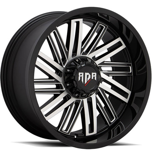 Red Dirt Road RD35 Wheels Rims 20x10 5x127 5x139.7 Black Machined And Milled -18mm | WRDW035S32O39P061F515C23