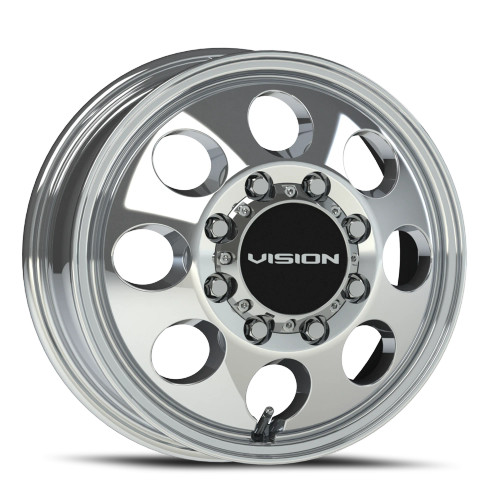 Vision Dually 56 Midway Wheels Rims 20x8.25 8x170 Polished 115mm