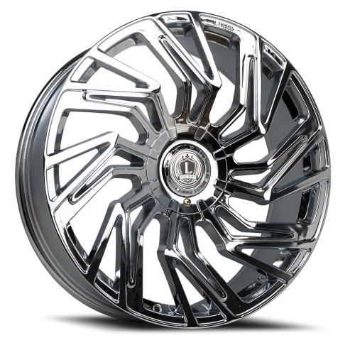 Luxxx Alloys Lux 28 Wheels Rims 24x10 6x135 6x139.7 Chrome 33mm | LUX28241061351397+33R-C