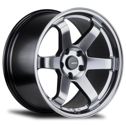 Avid.1 Av-06 Wheels Rims 17x8 4x100 Hyper Black 35mm | AV0617804C35HB