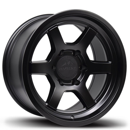Avid.1 At-01 Wheels Rims 17x9 6x139.7 Matte Black -12mm | AT0117906M12BK