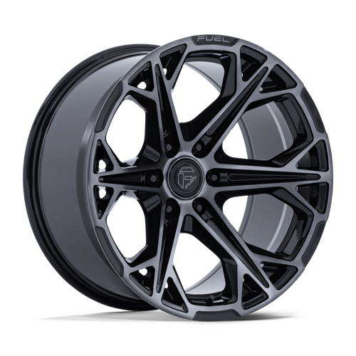 Fuel Fc886 Hammerhead Wheels Rims 22x10 6x135 Gloss Black Machined Face W/ Dark Tint -18mm | FC886BT22106318N