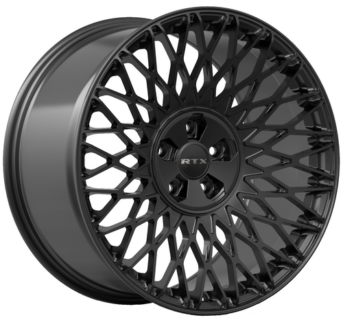 Rtx Mesh Wheels Rims 20x8.5 5x112 5x114.3 Gloss Black 40mm | 083414