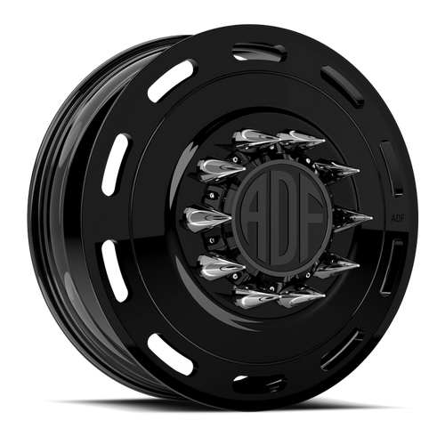 Adf Dually Optimus Wheels Rims 22x8.25 8x275 Gloss Black 145mm