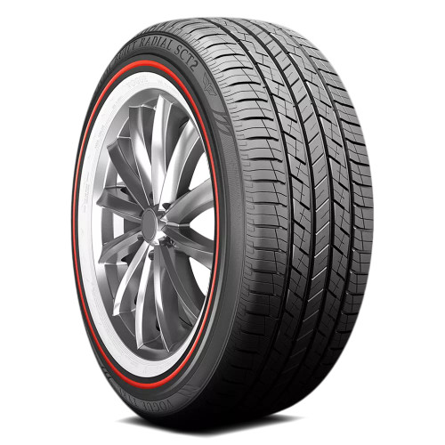 Vogue Custom Built Radial Sct2 Red Stripe Tire 285/45R22 114H 460 A A Red Line | 03113221