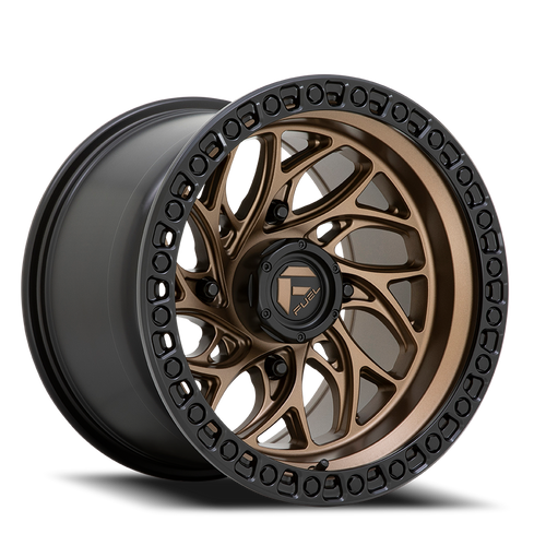 Fuel D777 Runner Atv Utv Wheel 15x7 4x137 Bronze With Black Ring 10mm | D7771570A643
