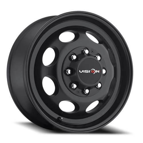 Vision Hauler 181 Dually Wheel 19.5x6.75 8x170 Matte Black 102mm - MINIMUM PURCHASE OF 4 WHEELS | 181Z9670MBFNR