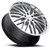 Tsw Snetterton Wheel 17x8 5x112 Hyper Silver w/ Mirror Cut Lip 32mm | 1780SNT325112S72