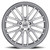 Tsw Snetterton Wheel 17x8 5x112 Hyper Silver w/ Mirror Cut Lip 32mm | 1780SNT325112S72