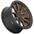 Fuel D681 Rebel Wheel 20x10 5x127 Matte Bronze With Black Ring -18mm | D68120007547