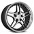 Mrr Rw2 Wheels Rims 19x9.5 5x114.3 Black W/ Chrome Lip 25mm | RW0219955xx25BK-51425