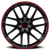DOORBUSTER PRICING! - Touren Tr60 Wheel 20x8.5 5x108 & 5x114.3 Gloss Black With Red Ring 40mm | 3260-2814BR