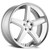 Azad Az008 Wheels Rims 22x10.5 5x4.5 (5x114.3) Silver Stainless Lip 40 | AZ008221055114+40S/SSL