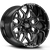 Force Off-Road F30 Wheels Rims 20x10 6x135 6x5.5 (6x139.7) Black Milled -12 | F3020106135/139.7-12B/M