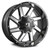 Full Throttle FT1 Wheels Rims 20x14 6x135 6x5.5 (6x139.7) Black Machined -76 | FT120141213513976BP