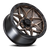 DOORBUSTER PRICING! - Lock Offroad Matrix Wheel 20x10 6x135 & 6x139.7 Matte Bronze w/ Matte Black Ring -18mm | MATRIX-2136MRMBR