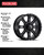 Raceline 981 Raptor Wheels Rims 16x8 8x165.1 Black W/ High-Luster Lip-Edge Bolts 0mm | 981-68080