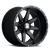 Havok 112 Wheels Rims 20x12 5x5.5 (5x139.7) Full Black Rivets -44mm | HAV112-21270-N44DFB