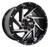 Red Dirt Road Rd13 Wheels Rims 18x9 5x5.5 (5x139.7) Black Machined Face -12mm | RD13-8970-N12BM