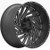 Red Dirt Road Rd16 Wheels Rims 22x12 6x135 6x5.5 (6x139.7) Black Milled Windows Rivets -44mm | RD16-2212-30-N44MBW