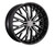 Velocity Vw33 Wheels Rims 22x9.5 6x139.7 Black Machined 30mm | WVWW033S39O18P024F031C16