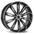 20x7.5 Encore Alloys ENC107 Machined Face Black Rims Wheels 40mm 5x100 | WENC107-5565