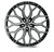 Vossen Hf2 Wheel 22x9 5x120 Brushed Gloss Black 30mm | HF2-2B41
