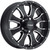 Raceline Mamba Trailer Wheels Rims 18x9 6x139.7 Black Machined 18mm | 927TM-89060+18