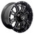 Bby Offroad 02 Big Nutz Wheels Rims 20x12 6x139.7 Black W/ Milled Windows & Milled Rivets -44mm | BO2212655-44BWR