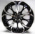 G - Line Alloys G6011 Wheels Rims 15x8 4x100 4x114.3 Black Machined 20mm | 6011158810011420BP