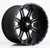Red Dirt Road Rd01 Wheels Rims 17x9 6x135 6x139.7 Matte Black Machined -12mm | RD01-7930-N12MM