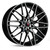 Traklite Limiter Wheels Rims 17x7.5 5x100 5x114.3 Gloss Black W/ Machined Face 40mm | TLLIM-800