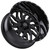 Tis 544Bm Wheels Rims 18x9 6x135 6x139.7 Gloss Black W/ Milled Accents 0mm | 544BM-8906800