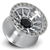 Lock Offroad Lunatic Wheel 17x9 6x139.7 Machined w/ Clear Coat -12mm|LUNATIC-7969MC