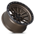 Lock Offroad Krawler Wheel 17x9 6x135 Matte Bronze w/ Matte Black Ring 1mm|KRAWLER-179063MRMBR