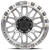 Lock Offroad Combat Wheel 17x9 5x127 Machined w/ Clear Coat 1mm|COMBAT-7957MC