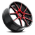 Spec-1 Sp-71 Wheel 17x8 5x114.3 & 5x120 Gloss Black & Red Machined 42mm | SP-711783842BMR