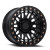 Lock Offroad Invader Forged Beadlock Wheel 17x9 6x139.7 Matte Black 0mm - FREE T-SHIRT INCLUDED!