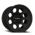 Vision 56 Midway Wheels Rims 16x10 5x139.7 Satin Black -25mm | 56-6185SB-25