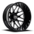 DOORBUSTER PRICING! - Cali Off-Road Invader Dually Wheel 24x8.25 8x200 Gloss Black Milled -232mm - MINIMUM PURCHASE OF 4 WHEELS | 9115D-24877BMR232
