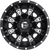Fuel D513 Throttle Dually Wheel 17x6.5 8x165.1 Matte Black Milled -140mm - MINIMUM PURCHASE OF 4 WHEELS | D513176582R