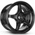 Versus Racing Vs005 Wheels Rims 16x7.5 4x100 4x4.5 (4x114.3) Black 35 | VS00516758H/114.3+35BLACK