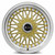 Vors Vr3 Wheels Rims 15x8 4x108 Gold W/ Machined Lip & Gold Rivets 20mm | VR0315808H20GD-408