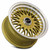 Vors Vr3 Wheels Rims 15x8 4x108 Gold W/ Machined Lip & Gold Rivets 20mm | VR0315808H20GD-408